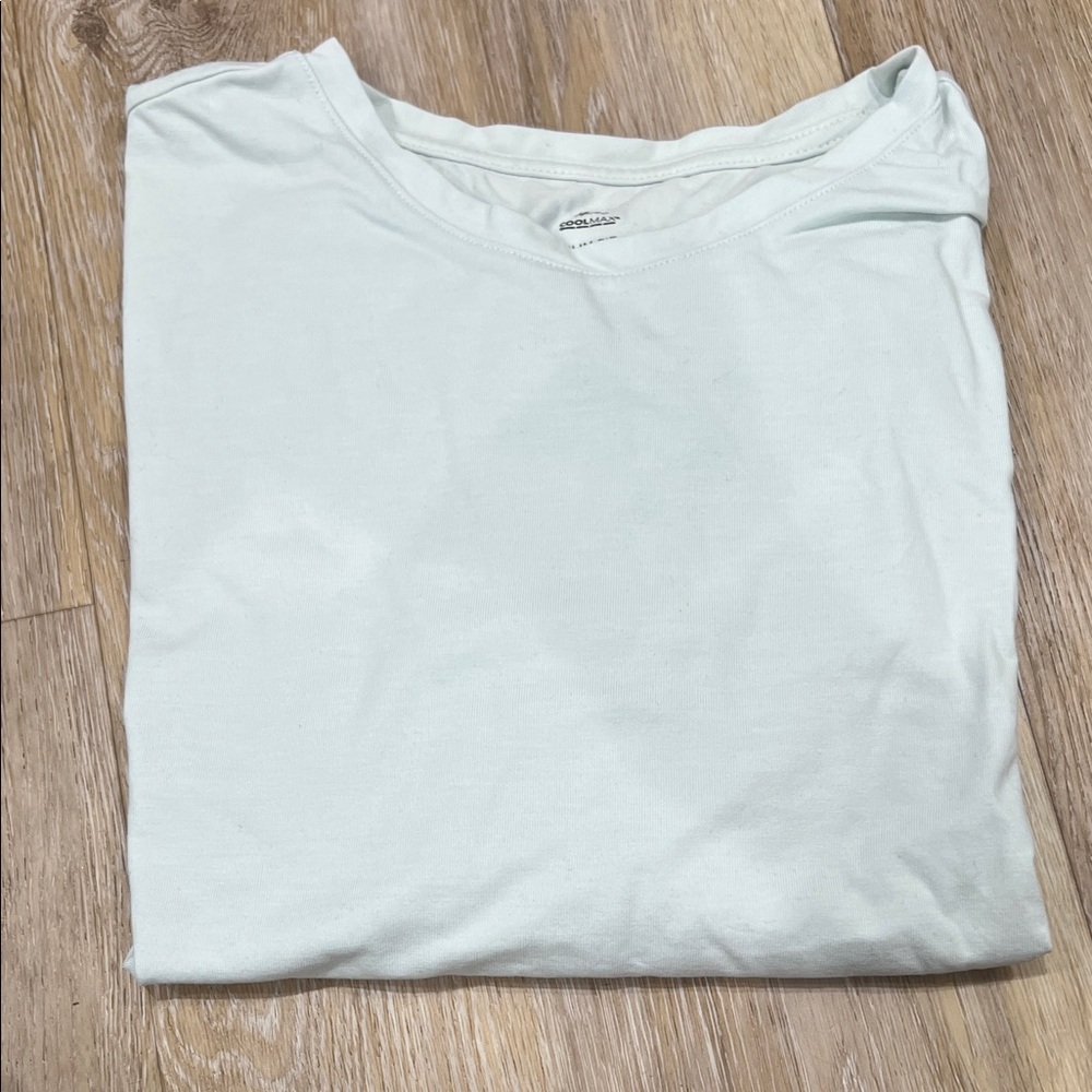 H&M Slim Fit Crewneck Tee in Pale Mint